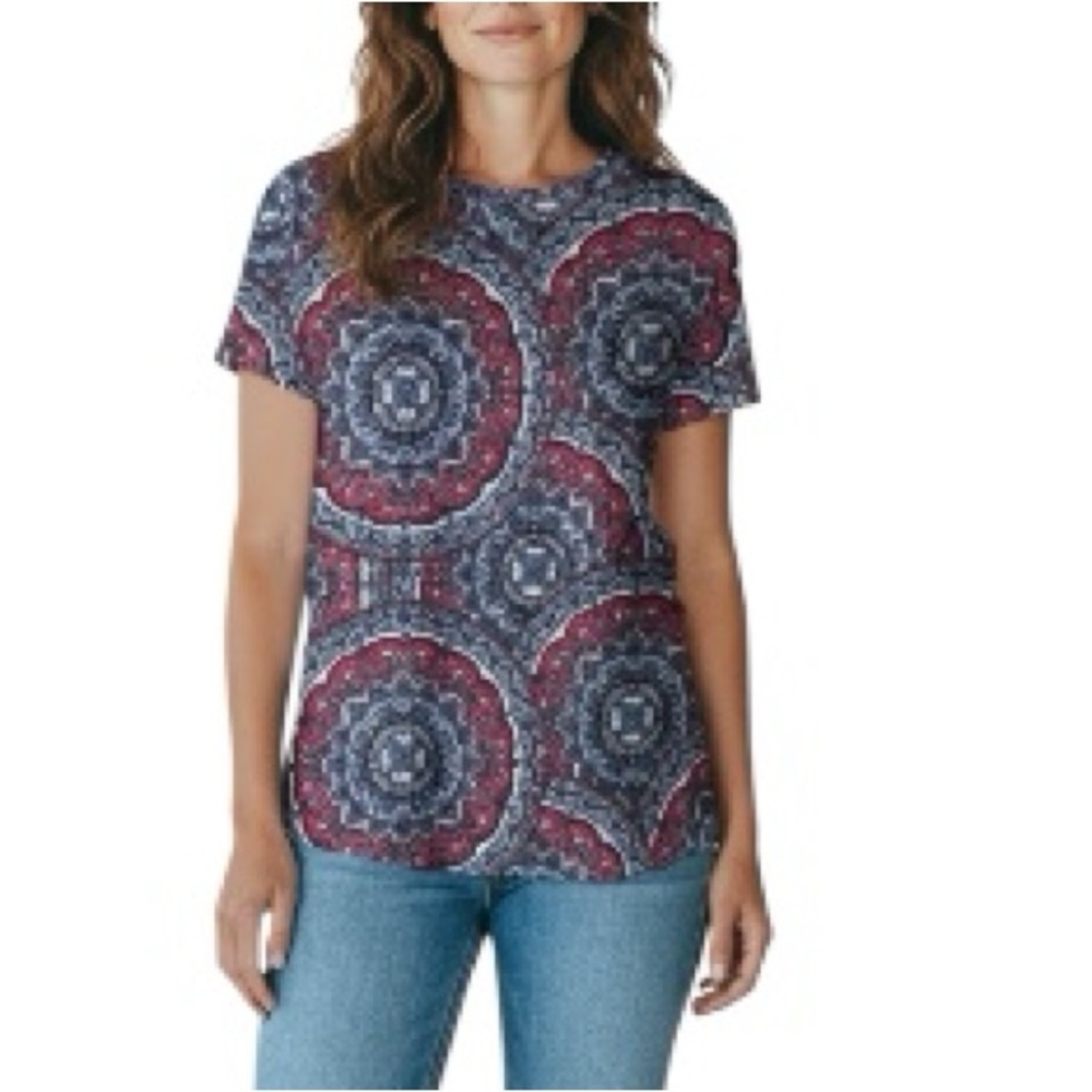 Honey & Lace Size S Mandala Print Shirt